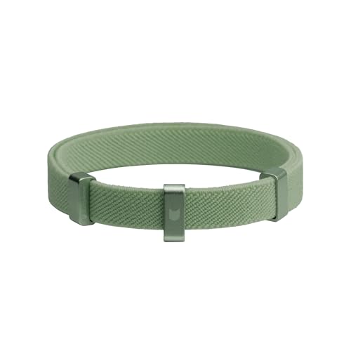 BuddyArmor Safety Cat Collar - U.S. IDA Gold Award Design, Stretchy Elastic Quick Release Non Breakaway Cat Collar Light Weight for Kitten All Small Medium Large Cats (Olive, S (5.9-11.8 inch))