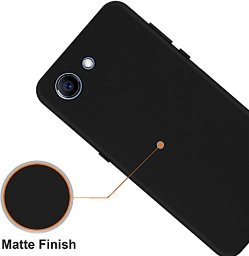 Image of Mobile Back Cover Case for Oppo Realme 1 (Silicone Case|CameraProtection|Black SC1510)