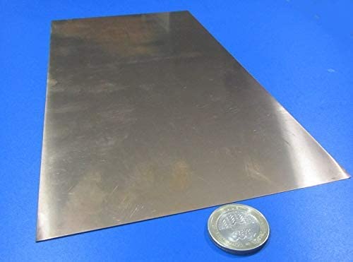 510 Phosphorus Bronze Shim .010" Thick x 6.00" Width x 12.00" Length 1 Pc