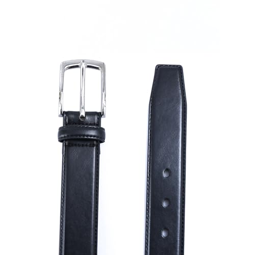 DOSHI Mens Vegan Belt, Professional 2 Polished, Formal Dress2