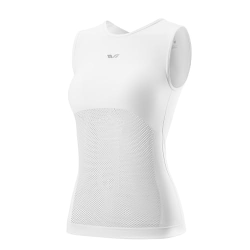 ROCKBROS TVI タンクトップ レディース メッシュインナー スポーツインナー ノースリーブ メッシュ 通気性 吸汗速乾 ストレッチ性 耐久 軽量 トップス スポーツ ヨガ ジム ピラティス サイクリング トレーニング ランニング