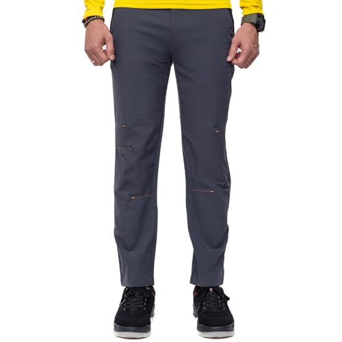Image of GOKYO Spiti Trekking Pants Ultralight Quick Dry with high Stretch & durablity - Light Weight, Zip Side Pockets, Elastic Waistband for Mens