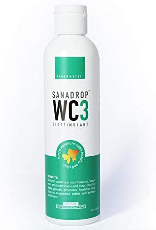 SANADROP WC3 Freshwater Aquarium Biostimulant Clear Water Conditioner