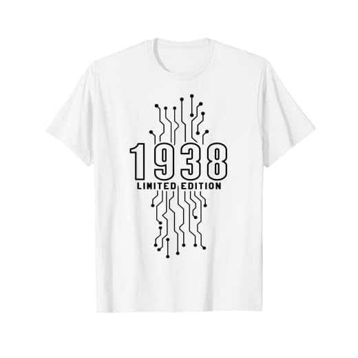 Cumpleaños 1938 Edición limitada Regalo Usado Gaming Vintage Camiseta