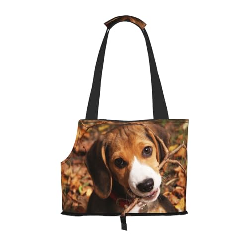 Xsovgoi Pet Carrier Purse, Cute Beagle Dog Dog Tote Bag Carrier, Pet Cat Tote Bag