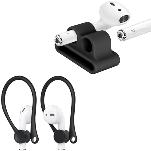 Kit Suporte Fixador Gancho Alça De Orelha E Clipe De Silicone Par...