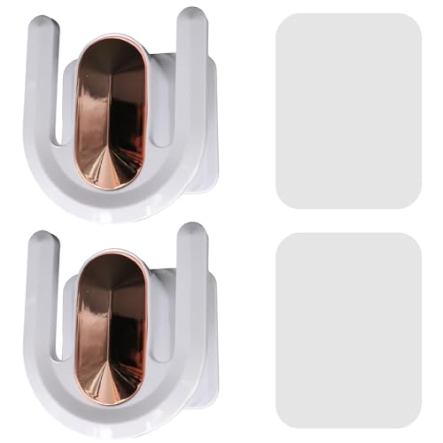ZONADAH 2 Pcs Wall Mounted Slippers Rack Space Saving Hanger Storage Hook Slippers Hanger Self-Adhesive Slippers Holder for Home Bedroom Hotel