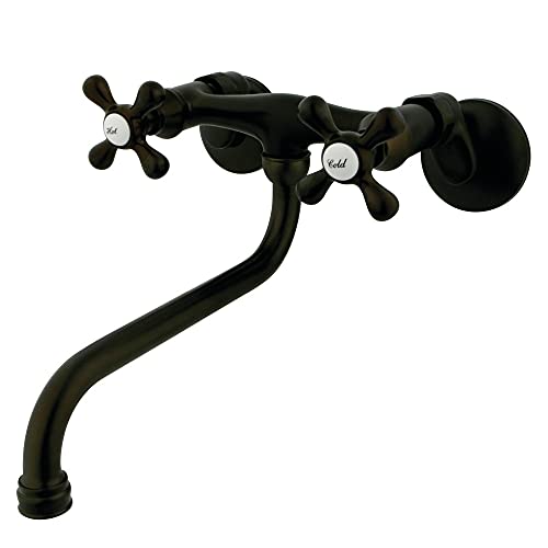 Get Popular Offer Kingston Brass KS215ORB Wall Mount 10-Inch Down Spout Vessel Sink Faucet, Oil Rubbed Bronze One-Day Sale: Up to 50% Off Kingston Brass KS215ORB Wall Mount 10-Inch Down Spout Vessel Sink Faucet, Oil Rubbed Bronze