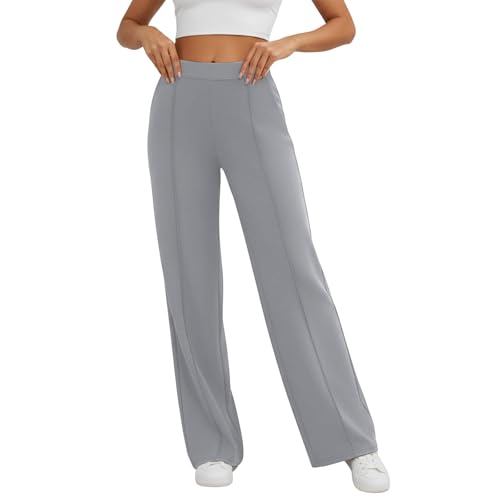 Pantalon de jogging grandes tailles femme avec poches, coupe ample