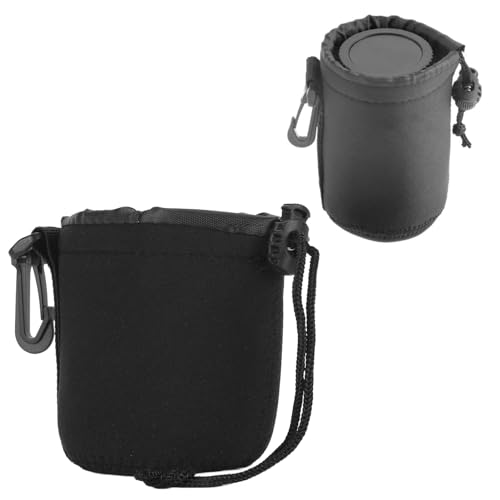 Shockproof Lens Bag with Hook for 50mm f 1.8 II,AF 50mm f 1.8D, Foldable Portable Design