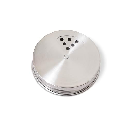 Mason Jar Shaker Lids Stainless Steel – Adjustable Spice & Seasoning Dispenser Tops for Regular Mouth Ball Canning Jars (4 Pack) by ByteX - Image 8