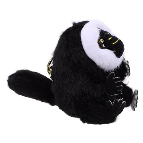 Garneck Llavero de Peluche Mono Colgante y para Mochila o Bolsa Adorno Divertido y Duradero con Diseño de Mono de Dibujos Animados para Organizar Llaves y Accesorios