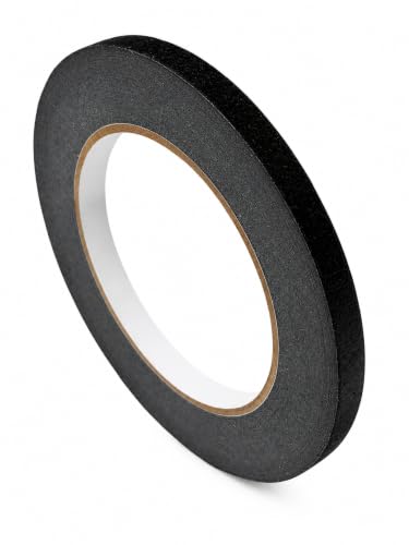 Image of Black Garment Adhesive Tape - 3 /8 inch x 60 Yards, 3 Rolls | Precision Marking & Draping Tape for Tailors, Dry Cleaners, Fashion Design Students, Pattern Makers & Clothing Manufacturers