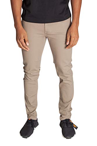 KDNK Men's Classic 5 Pocket Skinny Fit Stretch Jeans
