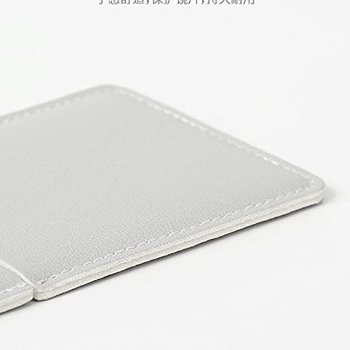 Espejo de maquillaje plegable rectangular para viaje miniatura 6
