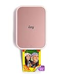 Canon Ivy 2 Mini Photo Printer, Print from Compatible iOS & Android Devices, Sticky-Back Prints, Blush Pink