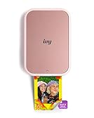 Canon Ivy 2 Mini Photo Printer, Print from Compatible iOS & Android Devices, Sticky-Back Prints, Blush Pink