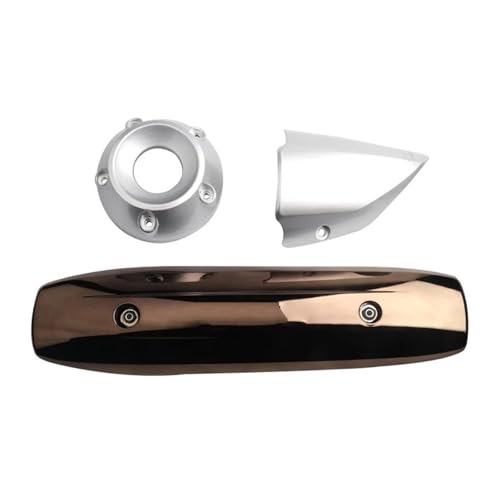 Protector térmico de escape cromado para moto TMAX 530 de 2013 a 2017 4