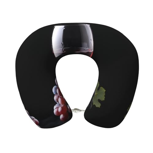 Almohada Viscoelástica de Viaje 30 cm Negro