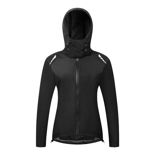 Veste de cyclisme femme coupe-vent et imperméable pour running et VTT