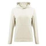 M MAELREG Women's Fashion Hoodies & Sweatshirts Lightweight Dry Fit Breathable Soft Womens Sweatshirt with Pocket Cream