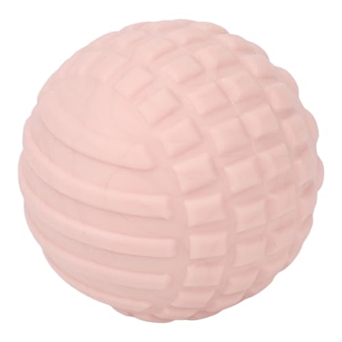 Hidyliu Bola Masajeadora de Pies para Aliviar el Estrés y Relajar los Músculos, Rodillo de Masaje Portátil para Fascitis Plantar TPR de 5 Cm, Ideal para el Hogar y los Viajes (Rosa)