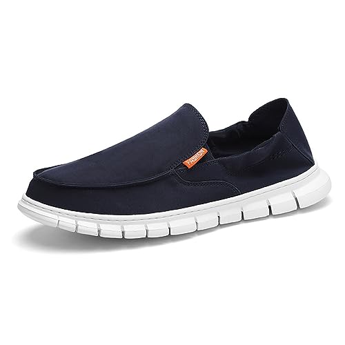 Men's Loafers & Slip-ons,Fashion Quick Dry Lightweight Mens Boat Shoes,Casual Breathable Mesh Deck Shoes Mens,Slip Resistant Sole,for All Weather