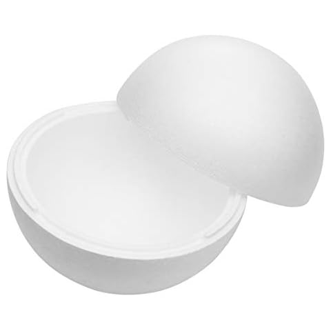 SEWACC Craft Foam Ball Large White Smooth Polystyrene Styrofoam Round Foam Balls for DIY Arts Crafts Projects Christmas Decoration Party Supplies 30cm Cover