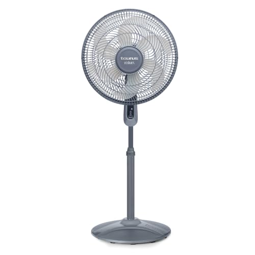 La Mejor Lista de Ventilador de Pedestal Walmart - 5 favoritos. 46 TAURUS UTOPÍA | Ventilador 3 en 1: pedestal, mesa y pared | 75 W | Rejilla plástica aerodinámica de 16” | ECOJET | Oscilación y cabezal de inclinación ajustable | 3...