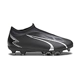 PUMA Ultra Match Laceless Firm Ground/Artificial Ground (Toddler/Little Kid/Big Kid) Puma Black/Asphalt 6 Big Kid M