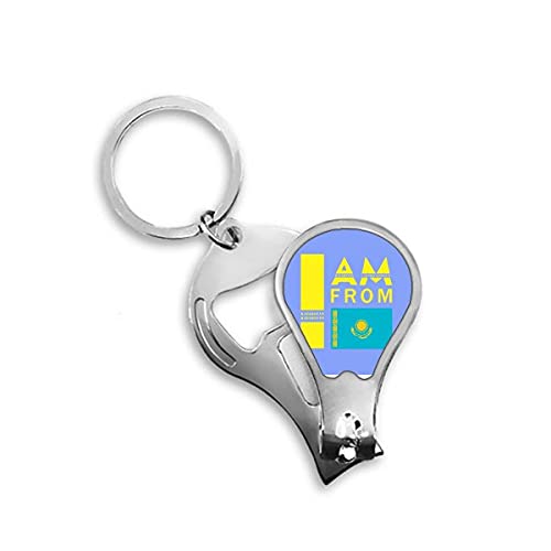 I Am from Kazakstan アールデコ ファッション 爪切り カッター オープナー キーチェーン ハサミ