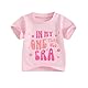 Baby Mädchen 1. Jahr Geburtstags T-Shirt Kurzarm Graphic Oberteil Baby Mein Erster Geburtstags Outfit Sommer Kleidung (In My One Year Old Era Pink, 12-18 Months)