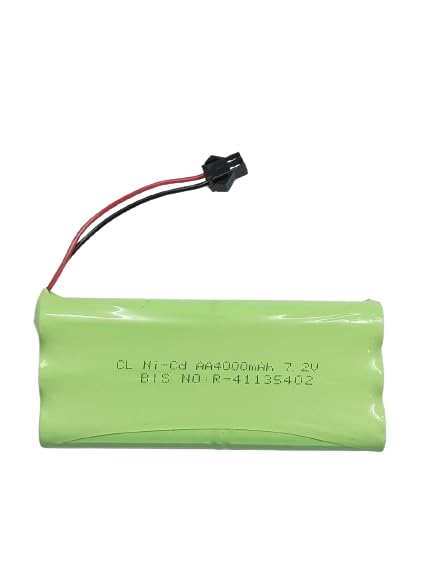 KP Original 7.2V AA SM-2P Connector 4000mAh Ni-CD Polymer Rechargeable Battery(3Long AA Cell) Pack for Cordless Phone,Toy Car, DIY project's 4000 mAh Battery-image-22
