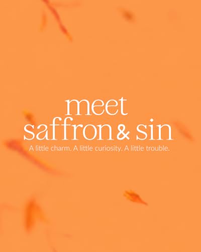 Image of Saffron & Sin Eau De Parfum for Men & Women, 50 ML | Premium Long-Lasting Unisex Perfume | Bitter Almond & Saffron Top Notes | Jasmine & Cedar Heart Notes | Ambergris, Musk & Woody Base | Sophisticated Luxury Fragrance