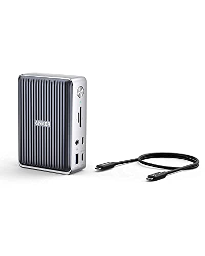 Anker 577 Thunderbolt Docking Station (13-In-1, Thunderbolt 3) With Thunderbolt 3 Cable #TOP18