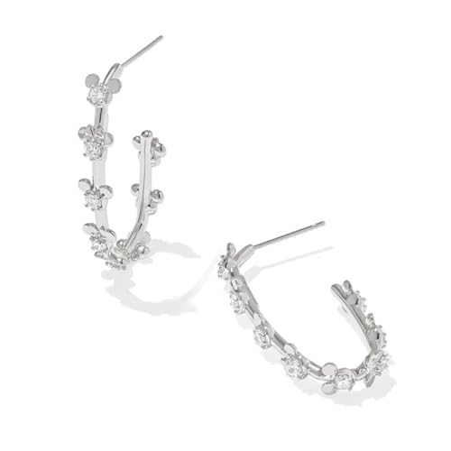 Kendra Scott x Disney 14k Mickey Mouse and Minnie Mouse Hoop Earrings, Fashion Jewelry for Women