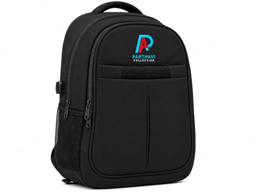 Image of Laptop Backpack for Men & Women | Durable Polyester Office, College & School Backpack | Lightweight Travel Bag with Spacious Compartments, Side Pockets & Compression Straps |