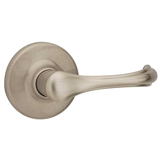 Kwikset Dorian Passage Door Lever Finish: Satin Nickel