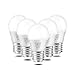 Vicloon E27 Bombilla LED G45, 3W equivalente a 25W, 280LM 6500K Blanco Frío E27 Lámpara LED, No Regulable, Angulo de haz de 180°, AC 220-240V - Pack de 5 Unidades [Clase de eficiencia energética A+]