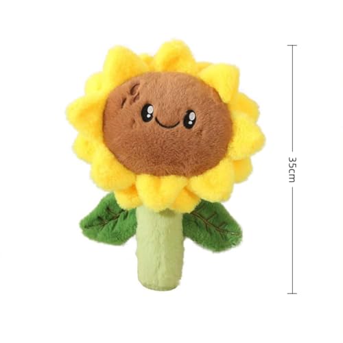 EPRHAY 35cm Kreative Sonnenblume Plüschtier Kuschelig Weiches Spielzeug Schöne Blume Stofftier Fülltier Spielzeug Geschenk Für Kinder