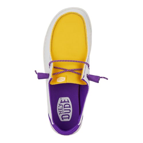 Image of HEYDUDE Women's Wendy NCAA | Women's Shoes | Women's Slip-on Loafers | Comfortable & Light-Weight