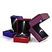 JYCMMFC Ring Box Square Shaped LED Light Engagement Ring Boxes Jewelry Gift Box for Proposal Wedding Valentine's Day Anniversary Christmas Mothers Thanksgiving Gift (Square Pink)