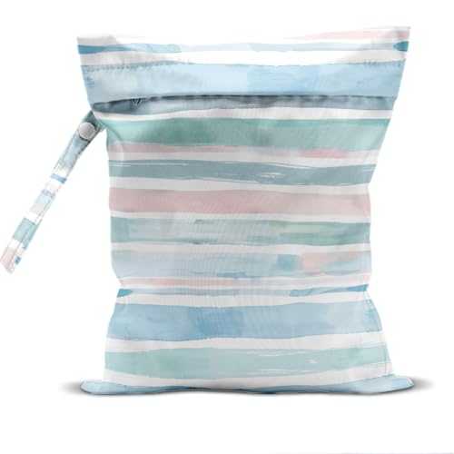 Bolsa Húmeda De Playa, Impermeable, Para Traje De Baño, Viajes, Piscina, Pañales, Ropa Sucia, Artículos Esenciales De Playa, Multicolor 00008, Minimalista