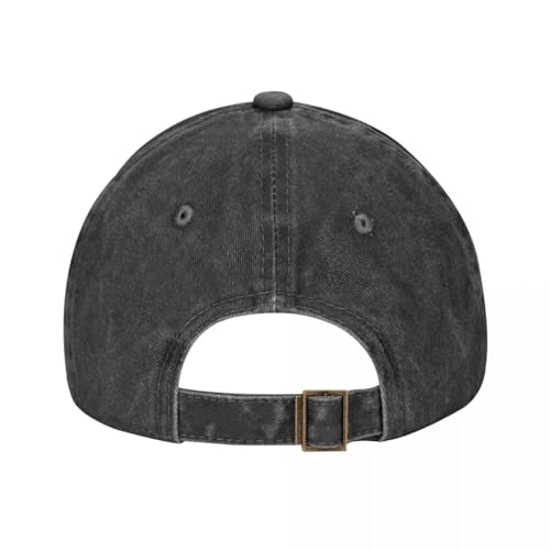 Cadeaux de casquettes de baseball hippies en denim avec motif musique pop unique - 4