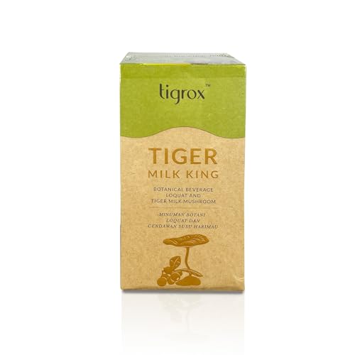 WELLOUS Tigrox Tiger Milk King Botanical Beverage for Cough Soothe Throat 20 Sachets/Box