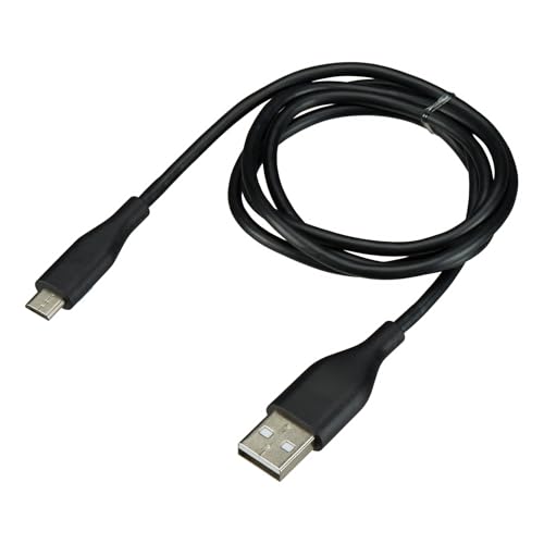 Image of USB to Micro USB Charging Cable 1m – Black Fast Charge charger & Data Sync Lead for Android Devices