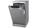 Gorenje GS 541D10 X - Lavastoviglie autoportante, SuperSilent, 11 controsoffitto, 5 programmi, visualizzazione programmi, TotalDry, argento, larghezza 45 cm