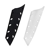XYJ Knife Edge Guards 2pcs/Set for Stainless Steel 8 Inch Chef Knives 7 Inch Santoku Knife Blade Protector Cover Universal Plastic Knives Sheath Case