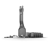 Diseño elegante y creativo Lindy 40470, Kit Bloqueador de puertos RJ-45, Llave y 10 bloqueadores, Color negro