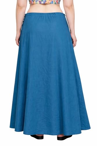 Image of CITIX Pure Cotton Petticoat for Woman Saree | Adujastable Drawstring Waist